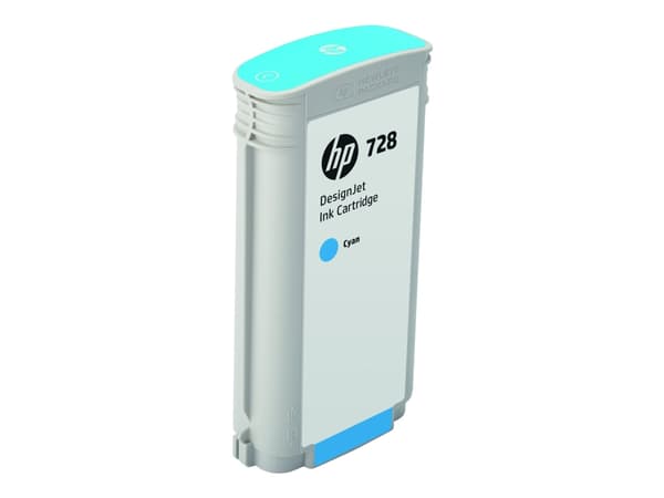 HP 728 - 130 ml - cyan - original - DesignJet - blekkpatron - for DesignJet T730, T830