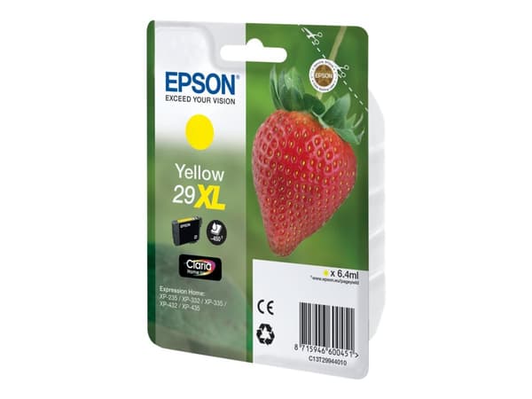 Epson 29XL - 6.4 ml - XL - gul - original - blekkpatron - for Expression Home XP-235, 245, 247, 332, 335, 342, 345, 432, 435, 442, 445