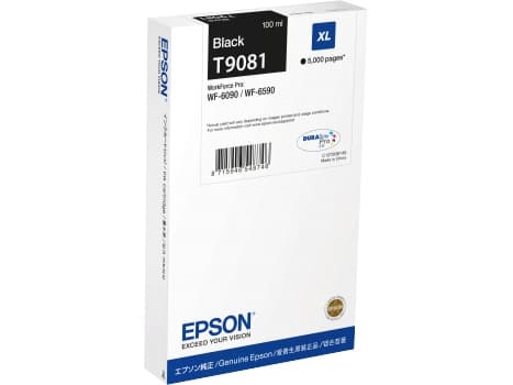 Epson T9081 - 100 ml - XL-størrelse - svart - original - blekkpatron - for WorkForce Pro WF-6090, WF-6590
