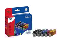 Pelikan P29 BK CMY PGBK, 24 ml, 12 ml, 644 sivua, 5 kpl, Monipakkaus