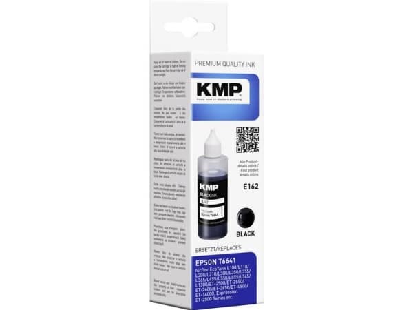 KMP E162, Pigmentbaserat bläck, 70 ml, 4000 sidor, 1 styck