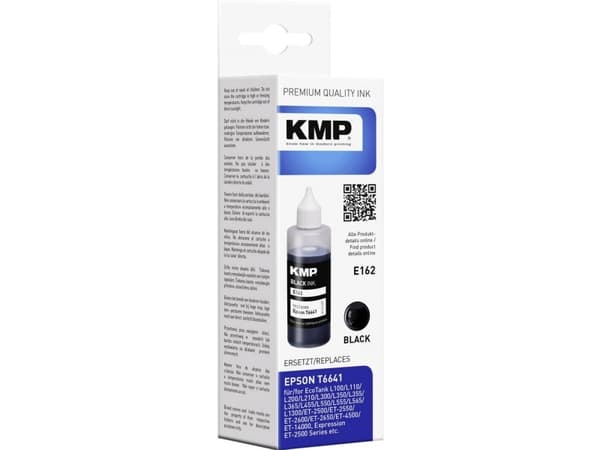 KMP E162, Pigmentbaserat bläck, 70 ml, 4000 sidor, 1 styck