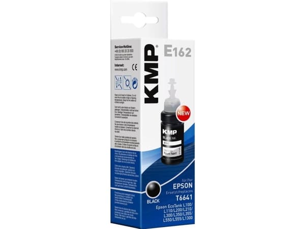KMP E162, Pigmentbaserat bläck, 70 ml, 4000 sidor, 1 styck