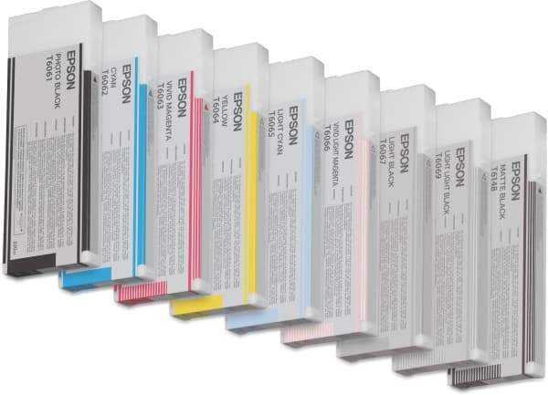 Epson T6067 - 220 ml - lys svart - original - blekkpatron - for Stylus Pro 4800, Pro 4880, Pro 4880 AGFA
