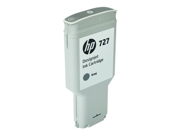 HP 727 - 300 ml - høykapasitets - grå - original - DesignJet - blekkpatron - for DesignJet T1500, T1530, T2500, T2530, T920, T930