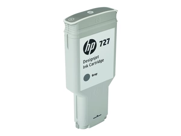 HP 727 - 300 ml - høykapasitets - grå - original - DesignJet - blekkpatron - for DesignJet T1500, T1530, T2500, T2530, T920, T930