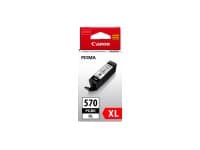 Canon PGI-570PGBK XL - 22 ml - Lång livslängd - svart - original - blister - bläcktank - för PIXMA TS5051, TS5053, TS5055, TS6050, TS6051, TS6052, TS
