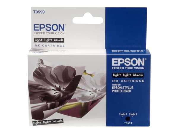 Epson T0599 - virkelig lett svart blekkpatron for Epson Stylus Photo R2400-skriver, 13ml