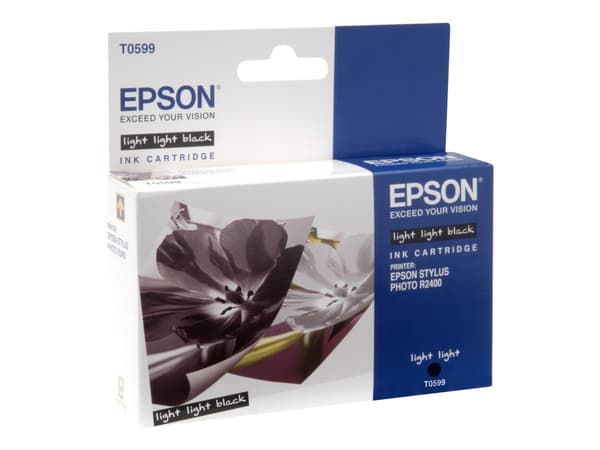 Epson T0599 - virkelig lett svart blekkpatron for Epson Stylus Photo R2400-skriver, 13ml