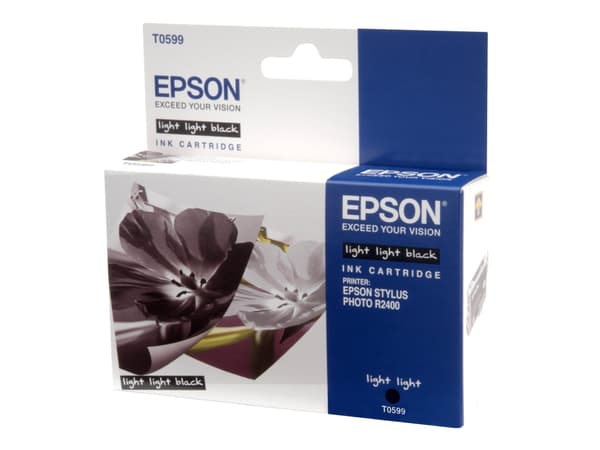 Epson T0599 - virkelig lett svart blekkpatron for Epson Stylus Photo R2400-skriver, 13ml