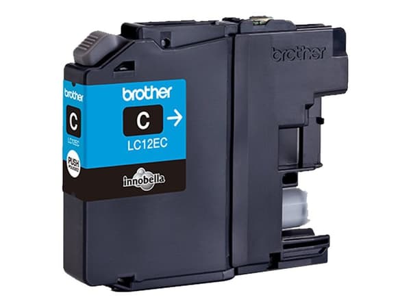 Brother LC12EC - XL Capacity - cyan - original - blekkpatron - for Brother MFC-J6925DW