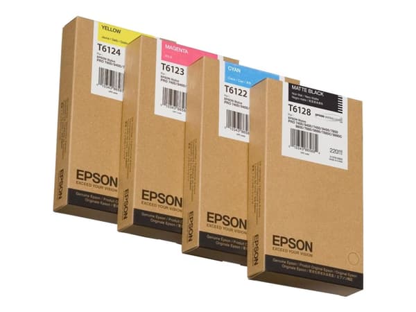 Epson T6123 - 220 ml - magenta - original - bläckpatron - för Stylus Pro 7400, Pro 7450, Pro 9400, Pro 9450