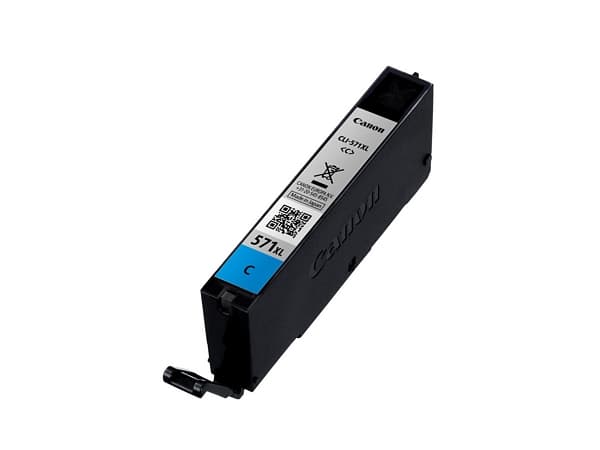 Canon CLI-571C XL - 11 ml - Lång livslängd - cyan - original - bläcktank - för PIXMA TS5051, TS5053, TS5055, TS6050, TS6051, TS6052, TS8051, TS8052,