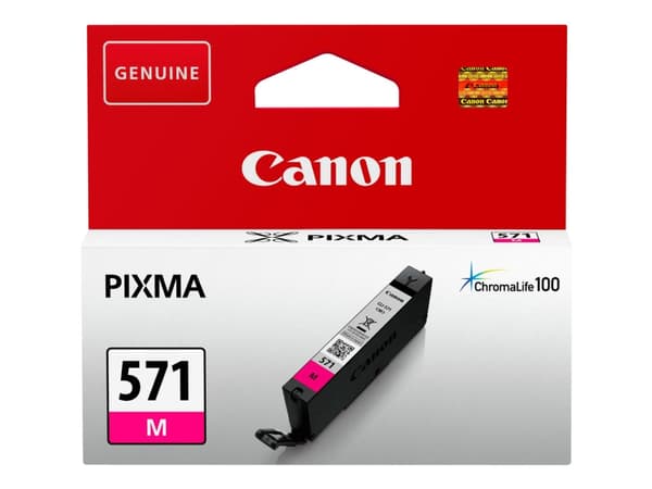 Canon CLI-571M - 7 ml - magenta - original - bläcktank - för PIXMA TS5051, TS5053, TS5055, TS6050, TS6051, TS6052, TS8051, TS8052, TS9050, TS9055