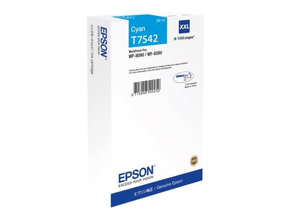 Epson WF-8090 / WF-8590 Ink Cartridge XXL Cyan