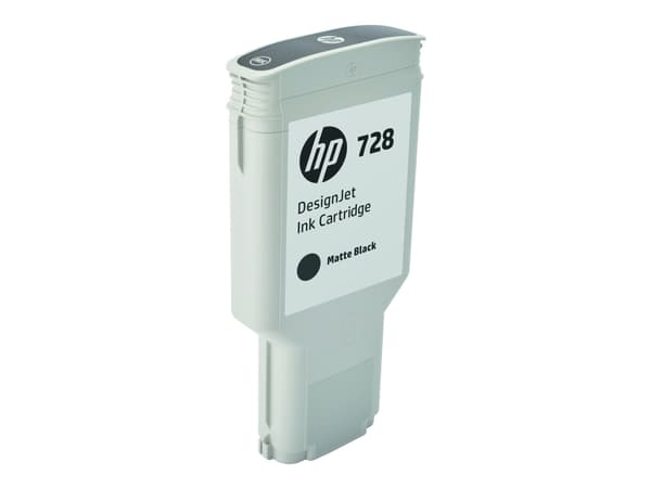 HP 728 300 ml mattamusta DesignJet -mustepatruuna