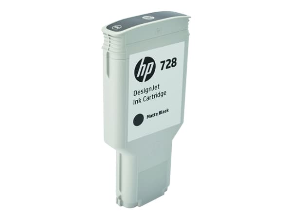HP 728 300 ml mattamusta DesignJet -mustepatruuna