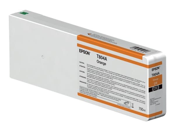 Epson T804A - 700 ml - oransje - original - blekkpatron - for SureColor SC-P7000, SC-P7000V, SC-P9000, SC-P9000V