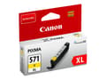 Miniatyrbilde 5 av 5: Canon CLI-571Y XL - 11 ml - Høy ytelse - gul - original - blekkbeholder - for PIXMA TS5051, TS5053, TS5055, TS6050, TS6051, TS6052, TS8051, TS8052, T