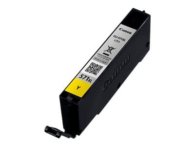 Canon CLI-571Y XL - 11 ml - Høy ytelse - gul - original - blekkbeholder - for PIXMA TS5051, TS5053, TS5055, TS6050, TS6051, TS6052, TS8051, TS8052, T