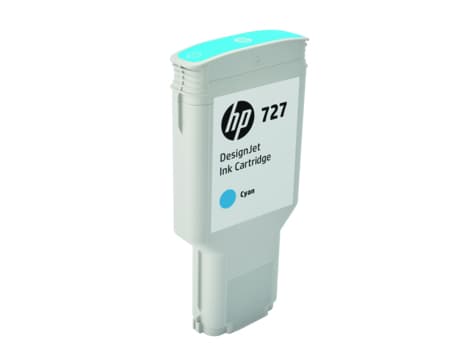 HP 727 - 300 ml - høykapasitets - cyan - original - DesignJet - blekkpatron - for DesignJet T1500, T1530, T2500, T2530, T920, T930