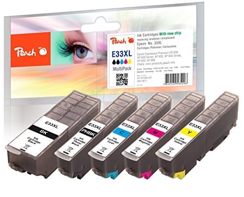 Peach 0F319672, Høyt (XL) utbytte, Sort, Cyan, Fiolblå, Gult, 24 ml, 15 ml, 6 stykker, Multipakke