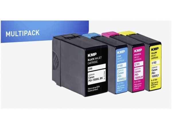 KMP C99V, Sort, Cyan, Fiolblå, Gult, 35 ml, 12 ml, 1200 sider, 1020 sider, Multipakke