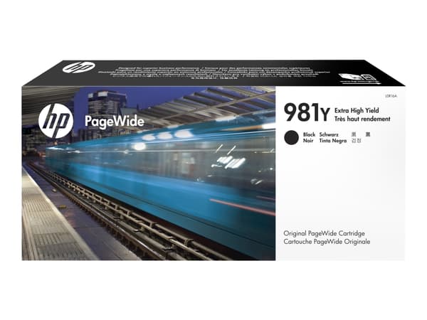 HP 981Y - 343.5 ml - Ekstra høy ytelse - svart - original - PageWide - blekkpatron - for PageWide Enterprise Color MFP 586; PageWide Managed Color E5