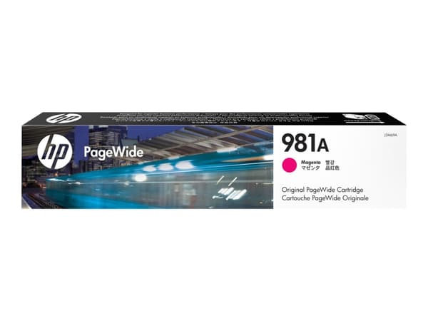 HP 981A - 69 ml - magenta - original - PageWide - blekkpatron - for PageWide Enterprise Color MFP 586; PageWide Managed Color E55650