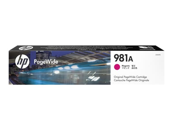 HP 981A - 69 ml - magenta - original - PageWide - blekkpatron - for PageWide Enterprise Color MFP 586; PageWide Managed Color E55650