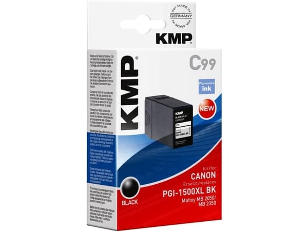 KMP C99, Sort, Pigmentbasert blekk, 35 ml, 1200 sider