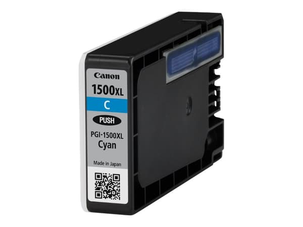 Canon PGI-1500XL C - 12 ml - Høy ytelse - cyan - original - blister med sikkerhet - blekkbeholder - for MAXIFY MB2050, MB2150, MB2155, MB2350, MB2750