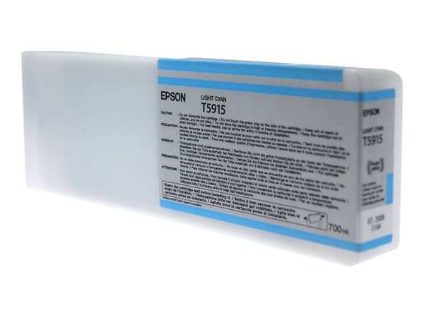 Epson T5915 - 700 ml - lys cyan - original - blekkpatron - for Stylus Pro 11880, Pro 11880 AGFA, Pro 11880 Xerox
