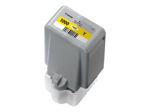 Canon PFI-1000 Y - 80 ml - gul - original - blekkbeholder - for imagePROGRAF PRO-1000