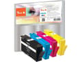 Miniatyrbilde 5 av 5: Peach Combi-Pack - 4-pack - svart, gul, cyan, magenta - kompatibel - gjenfabrikert - blekkpatron (alternativ for: HP 364XL) - for HP Deskjet 35XX; Ph