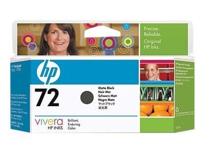 HP 72 - 130 ml - mattsvart - original - bläckpatron - för DesignJet T1100, T1100ps, T1200, T1200ps, T1300, T610, T620, T770, T790