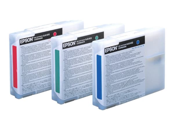 Epson SJIC4 - Rød - original - blekkpatron - for TM J2100