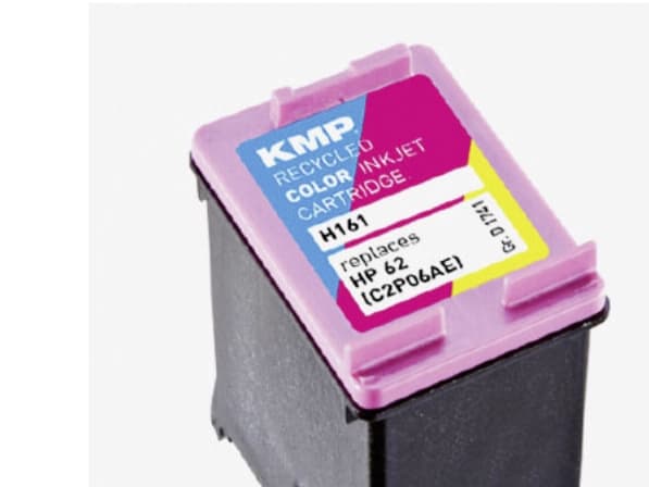 KMP H161, Cyan, Fiolblå, Gult, Pigmentbasert blekk, 4,5 ml, 165 sider