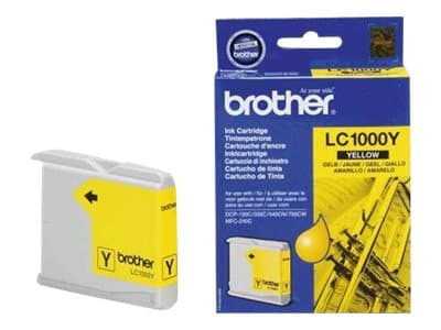 Brother LC1000Y blekkpatron 1 stykker Original Gult
