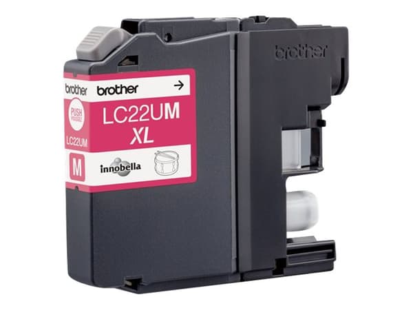 Brother LCLC22UM - XL - magenta - original - blekkpatron - for Brother DCP-J785DW, MFC-J985DW; INKvestment Work Smart MFC-J985DW, MFC-J985DW XL