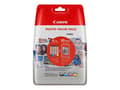 Miniatyrbilde 4 av 5: Canon CLI-571 XL C/M/Y/BK Photo Value Pack - 4-pack - 11 ml - svart, gul, cyan, magenta - original - blekkbeholder / papirsett - for PIXMA TS5050, TS