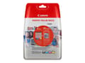 Miniatyrbilde 2 av 5: Canon CLI-571 XL C/M/Y/BK Photo Value Pack - 4-pack - 11 ml - svart, gul, cyan, magenta - original - blekkbeholder / papirsett - for PIXMA TS5050, TS