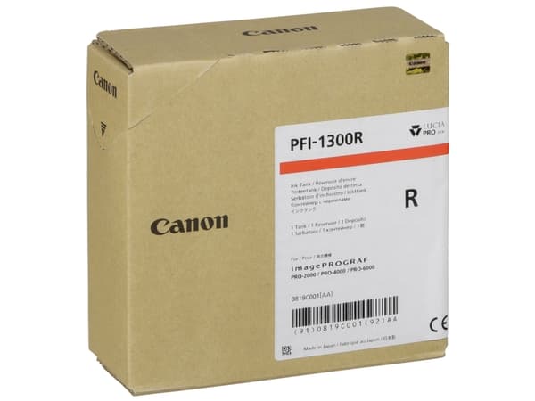 Canon PFI-1300R, Väriainepohjainen muste, 330 ml