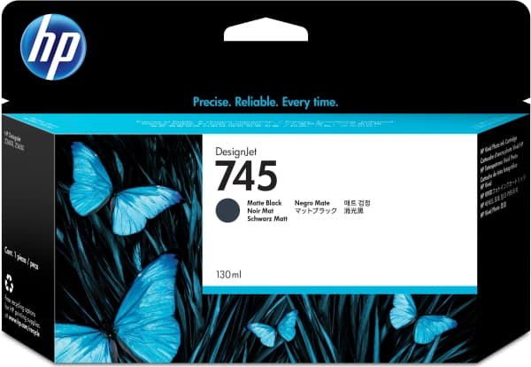 HP 745 - 130 ml - mattsvart - original - DesignJet - bläckpatron - för DesignJet Z2600 PostScript, Z5600 PostScript