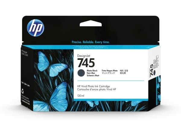 HP 745 - 130 ml - mattsvart - original - DesignJet - bläckpatron - för DesignJet Z2600 PostScript, Z5600 PostScript