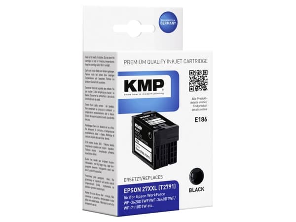 KMP E186, Väriainepohjainen muste, 34 ml, 2200 sivua