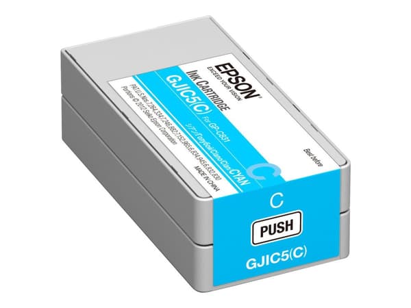 Epson GJIC5(C) - Cyan - original - blekkpatron - for Epson GP-C831; ColorWorks C831