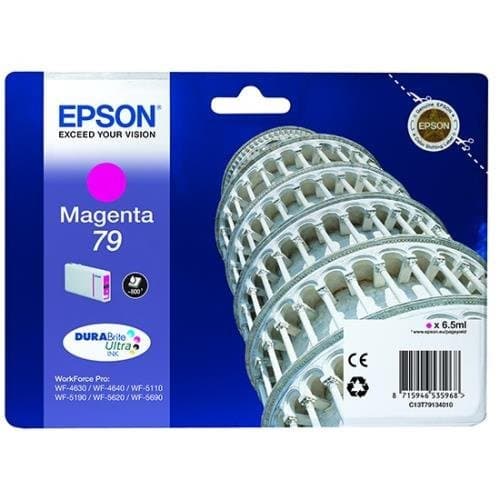 Epson 79 - 6.5 ml - magenta - original - blekkpatron - for WorkForce Pro WF-4630DWF, WF-4640DTWF, WF-5110DW, WF-5190DW, WF-5620DWF, WF-5690DWF