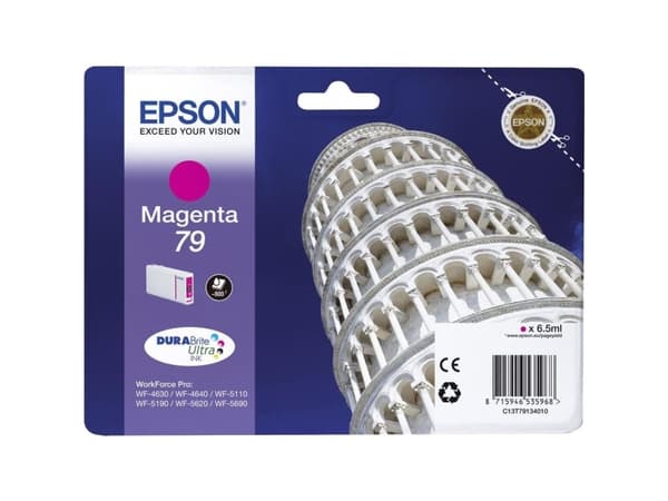 Epson 79 - 6.5 ml - magenta - original - blekkpatron - for WorkForce Pro WF-4630DWF, WF-4640DTWF, WF-5110DW, WF-5190DW, WF-5620DWF, WF-5690DWF