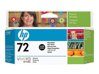 HP 72 - 130 ml - fotosort - original - DesignJet - blekkpatron - for DesignJet T1100, T1100ps, T1200, T1200ps, T1300, T610, T620, T770, T790